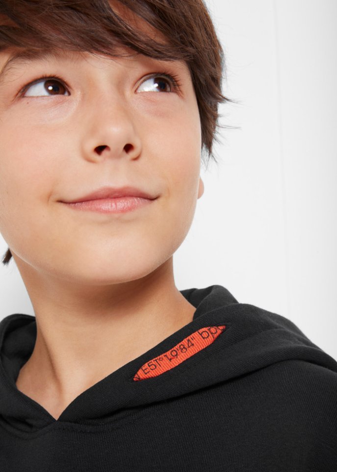 Jungen Kapuzensweatshirt aus Bio-Baumwolle