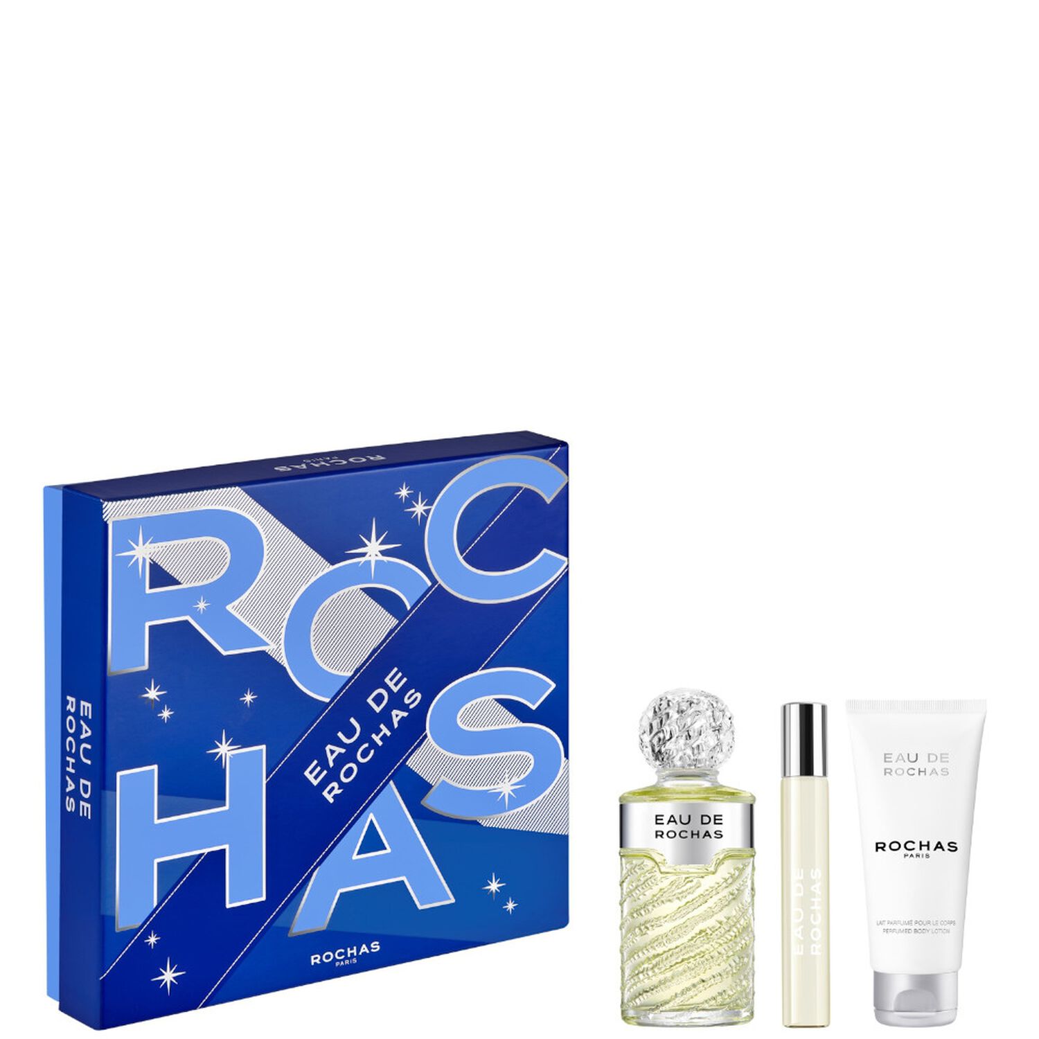 Rochas Eau de Rochas Coffret Eau de Toilette 100 ml + Vapo 20 ml + Lait Corps 100 ml