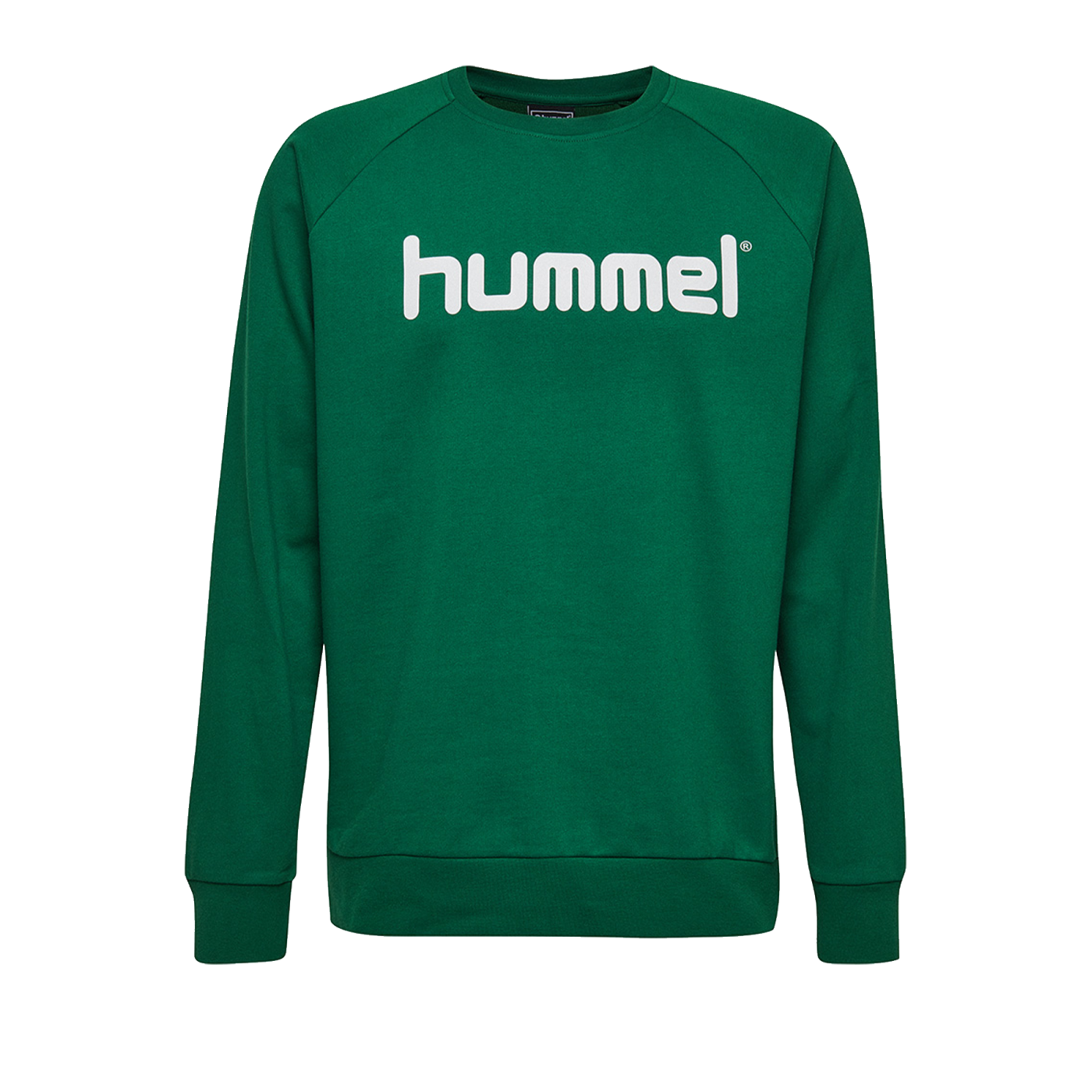Hummel Cotton Logo Sweatshirt Kids Grün F6140