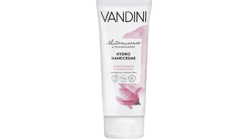 VANDINI HYDRO Handcreme Magnolienblüte & Mandelmilch Normale bis trockene Haut 75 ml 75 ml