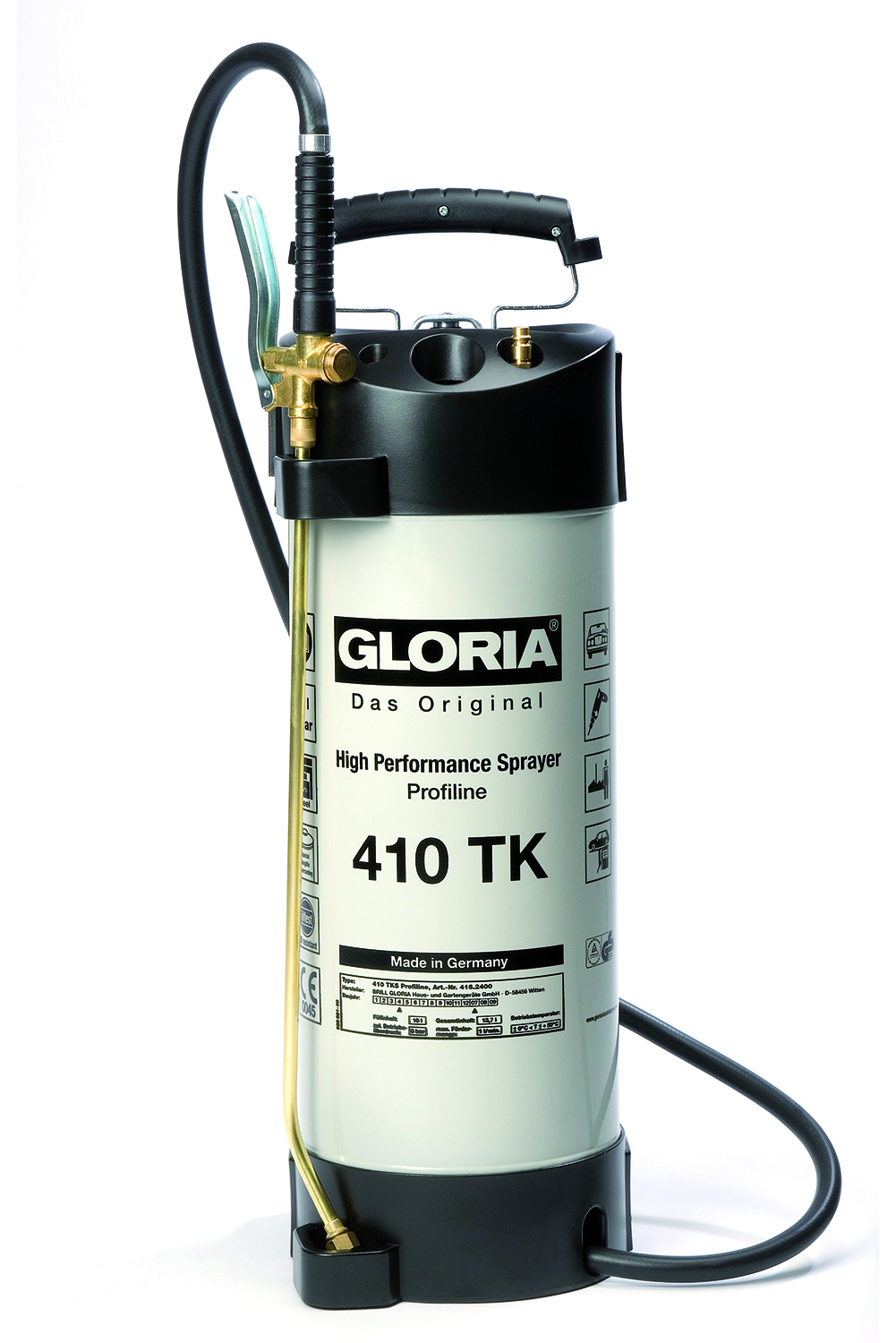 Gloria 000416.2400 410 TK Profiline Drukspuit 10l avec compresseur