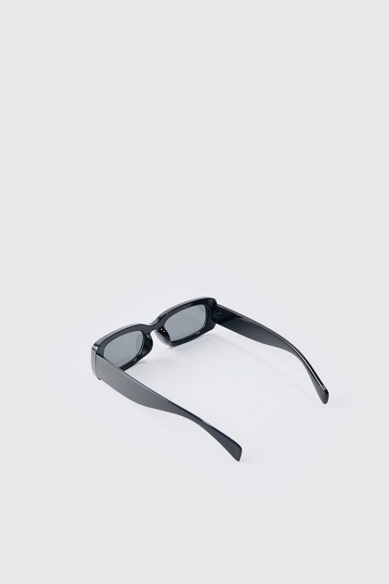 Klobig eckige Plastik-Sonnenbrille