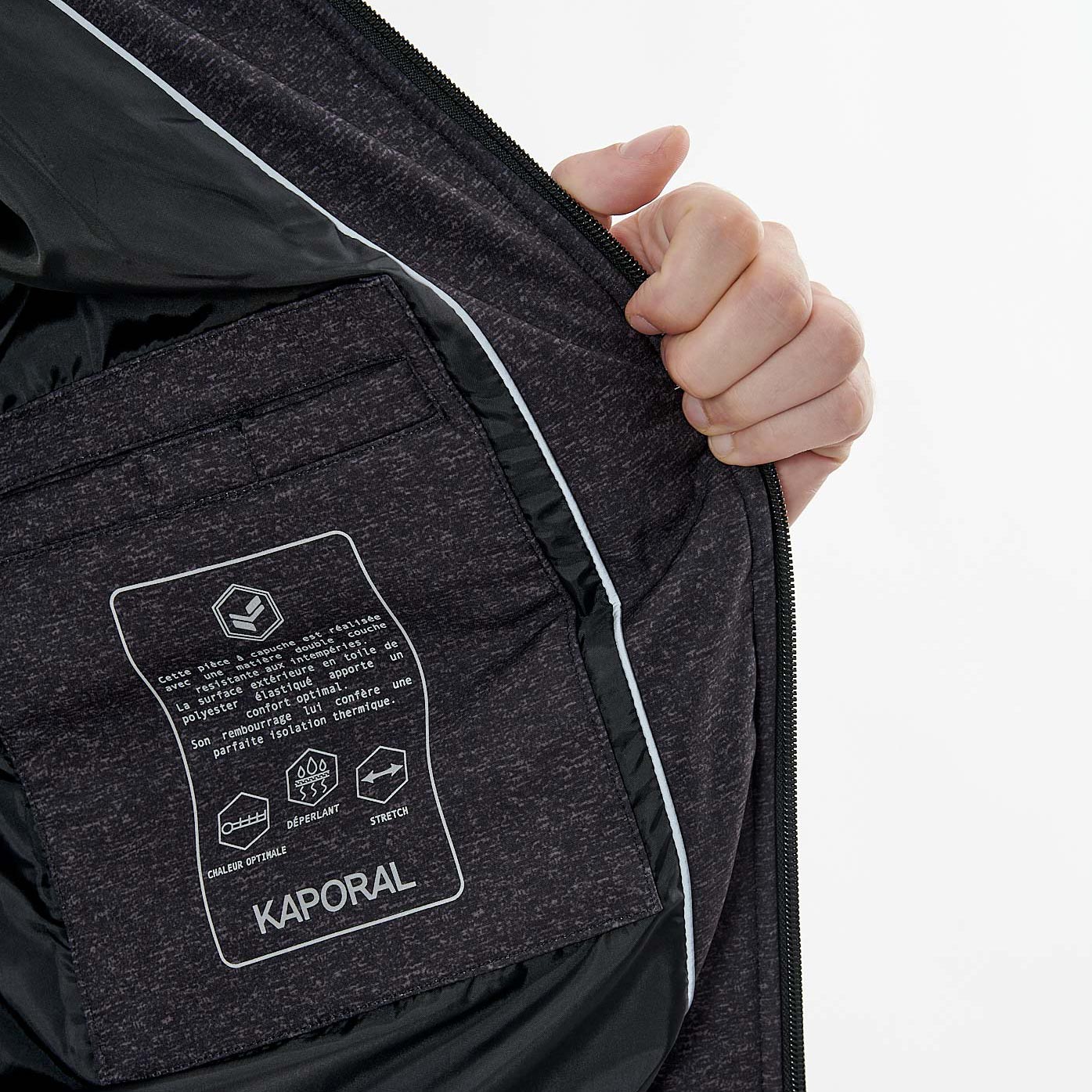 VAYO   Blouson noir homme