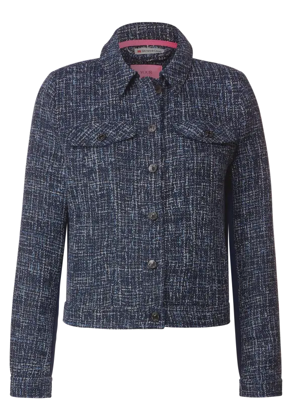 Street One Boucléjacke im Materialmix