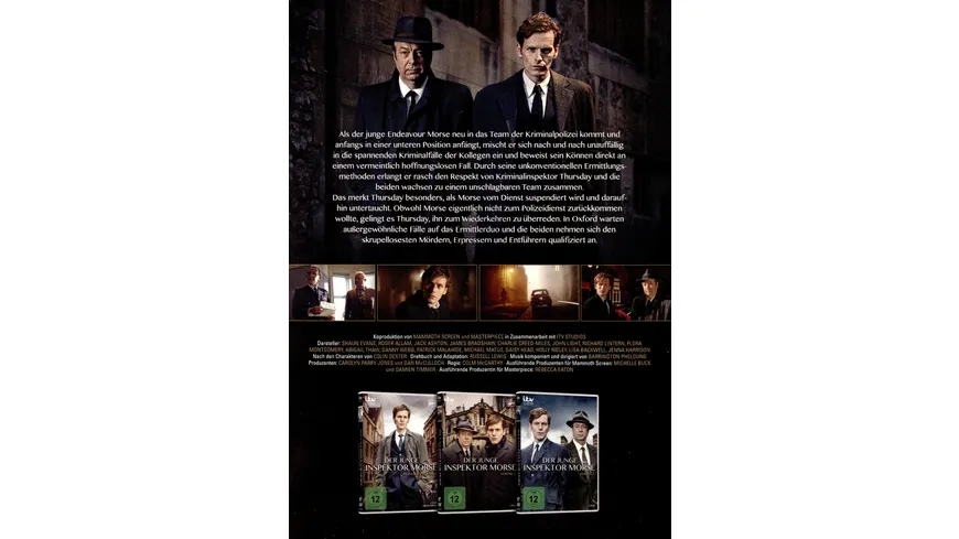 Der junge Inspektor Morse -  Staffelbox 1 - Staffel 1-3  [7 DVDs]