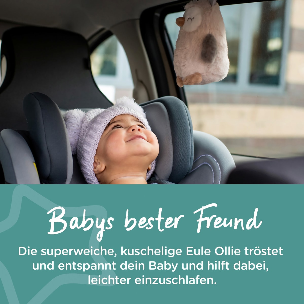 Einschlafhilfe wiederaufladbar für unterwegs, Ollie die Eule, 1 St