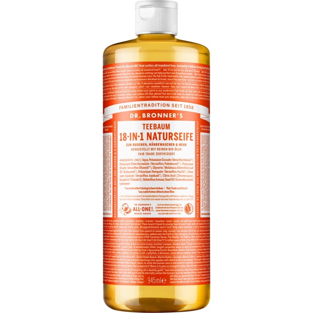 dr. bronners Savon naturel 18 en 1 arbre à thé Savon pour le corps