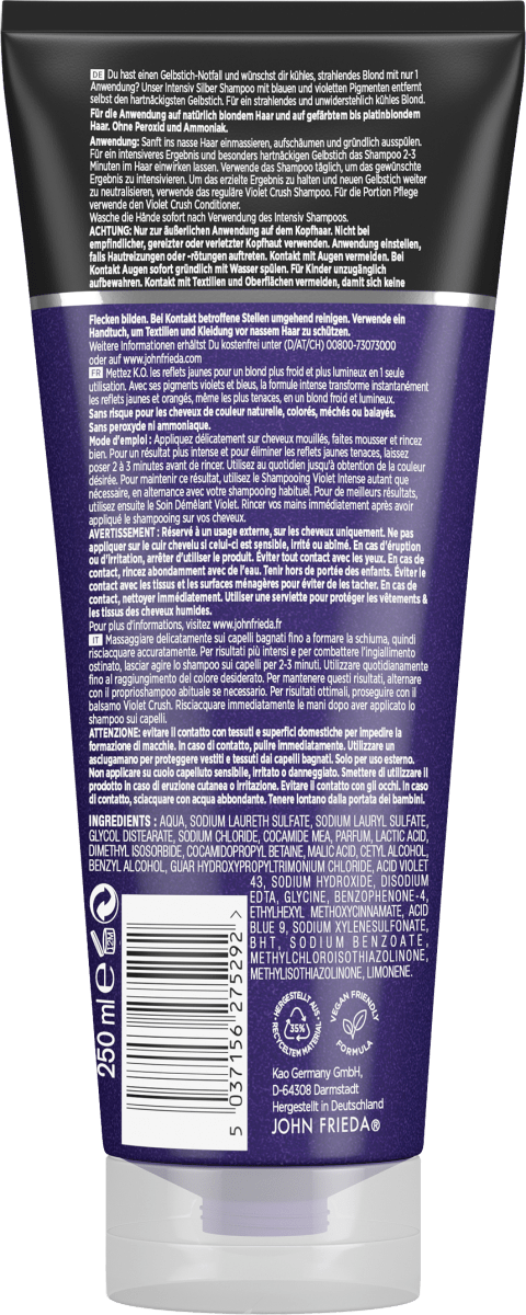 Shampoo Violet crush für blondes Haar, 250 ml