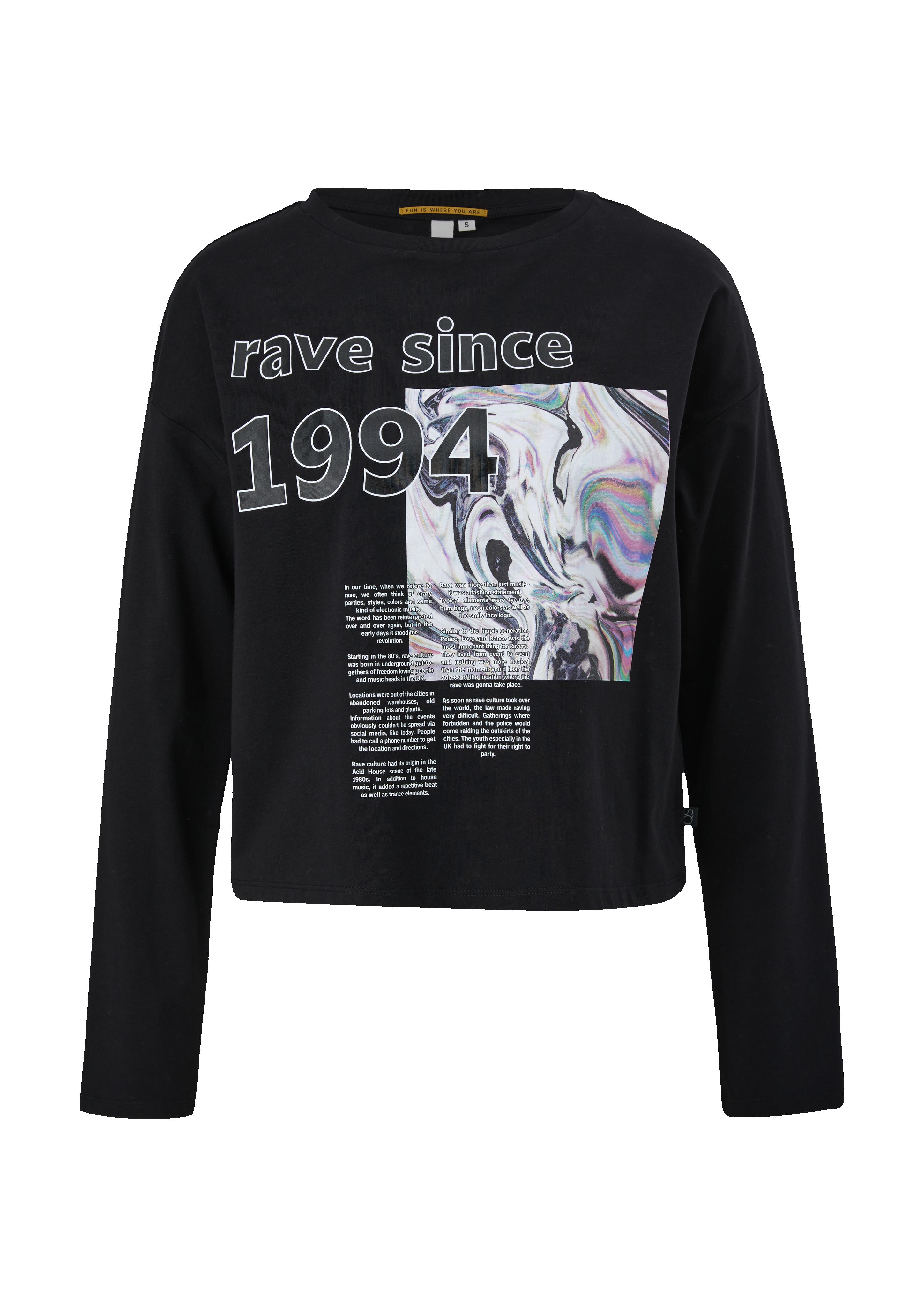 Longsleeve mit Frontprint  2125992-99D0