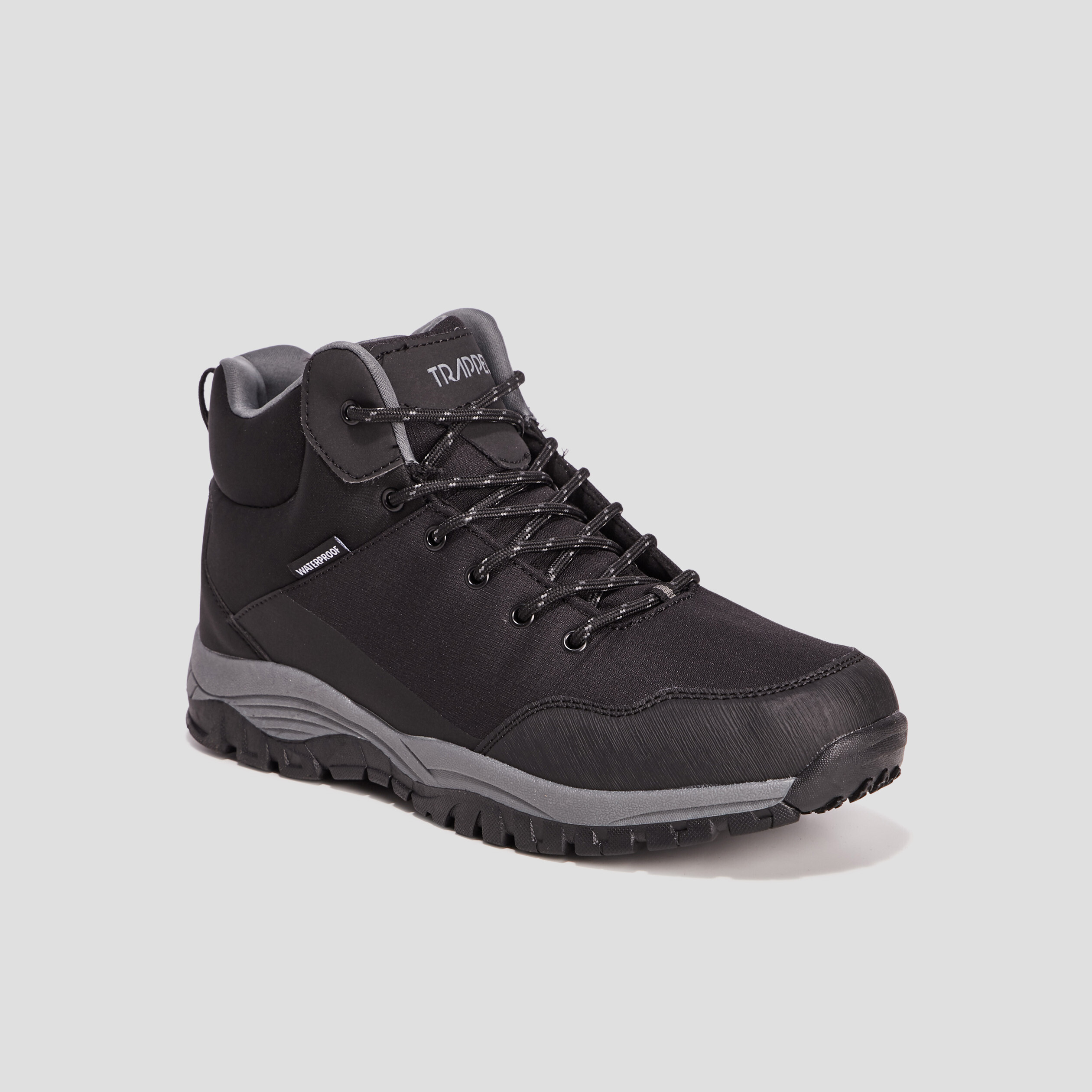 Bottines imperméables Trappeur noir homme | La Halle