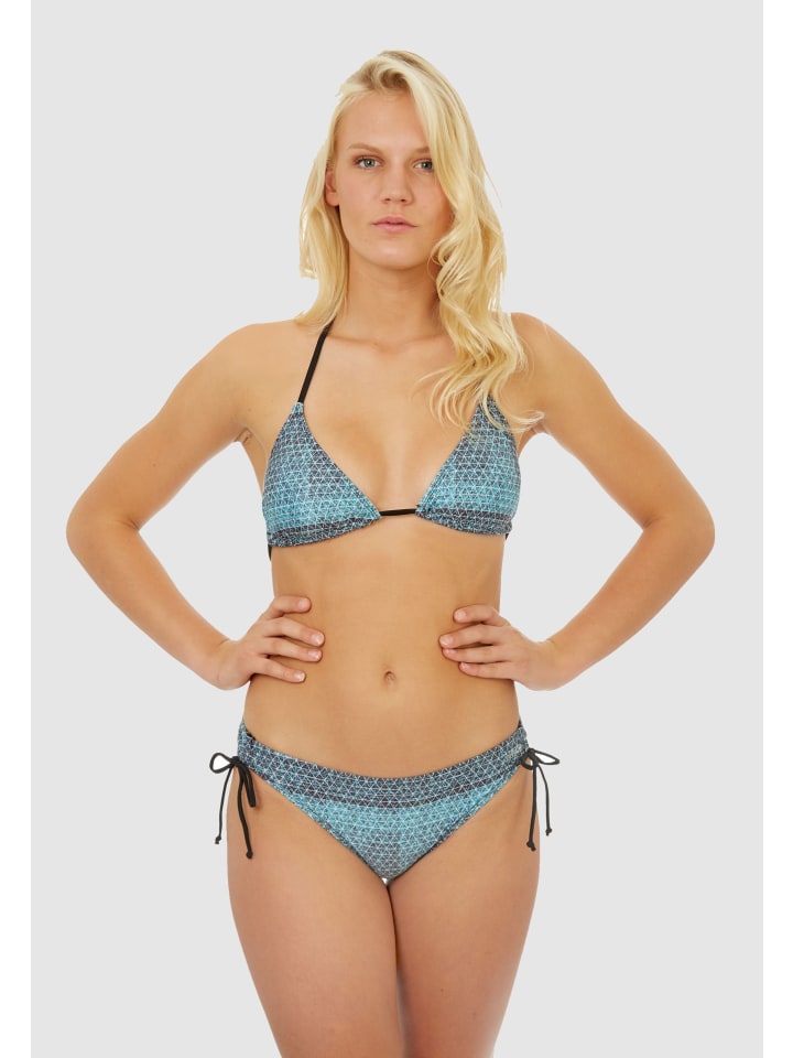 BECO the world of aquasports Bikinii BEactive Side Tie Triangle Bikini in türkis-schwarz günstig kaufen
