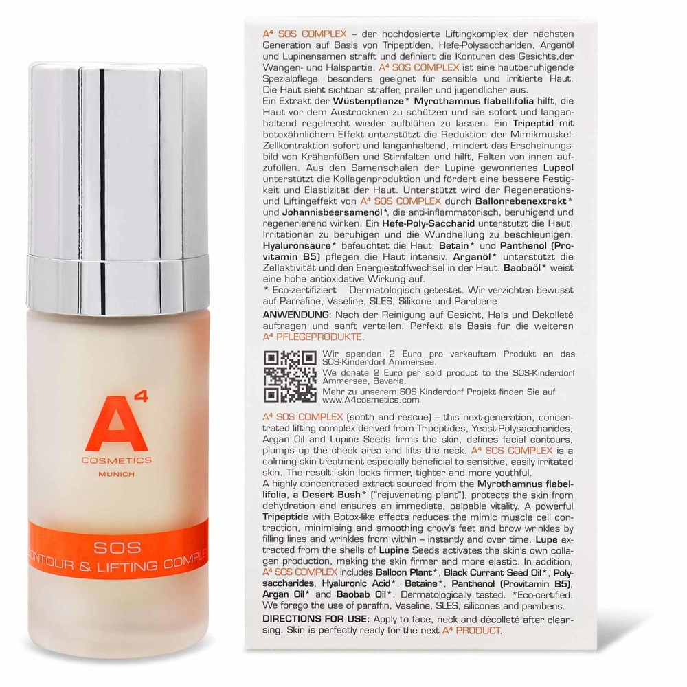 A4 Cosmetics SOS Contour & Lifting Complex Eau de parfum
