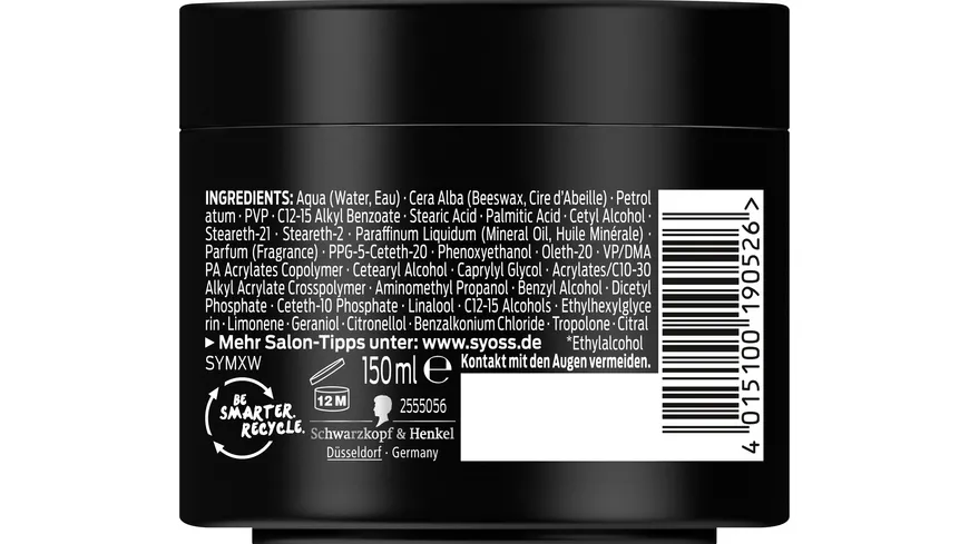 syoss Wax Max Hold 150 ml