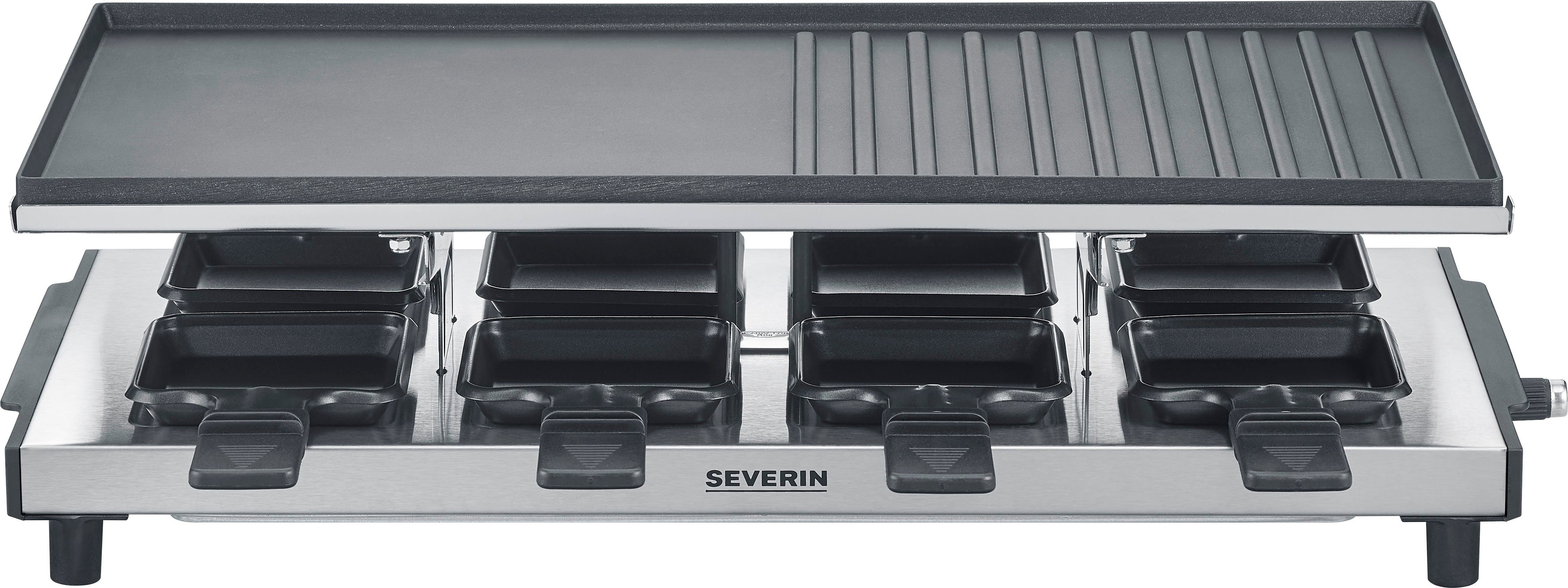 Severin Raclette RG 2375, 8 Raclettepfännchen, 1700 W