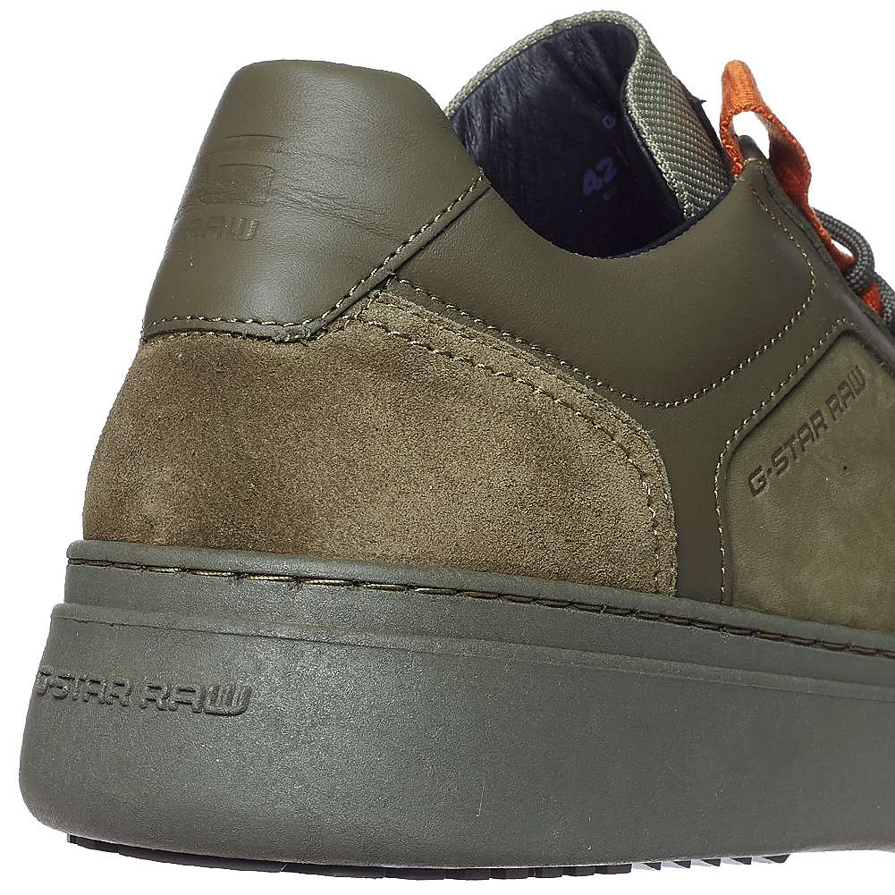 G-STAR RAW LASH Web Tnl Herren Leder Sneaker 2242 009515 OLV