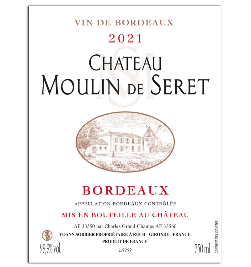 BordeauxChâteau Moulin de Seret