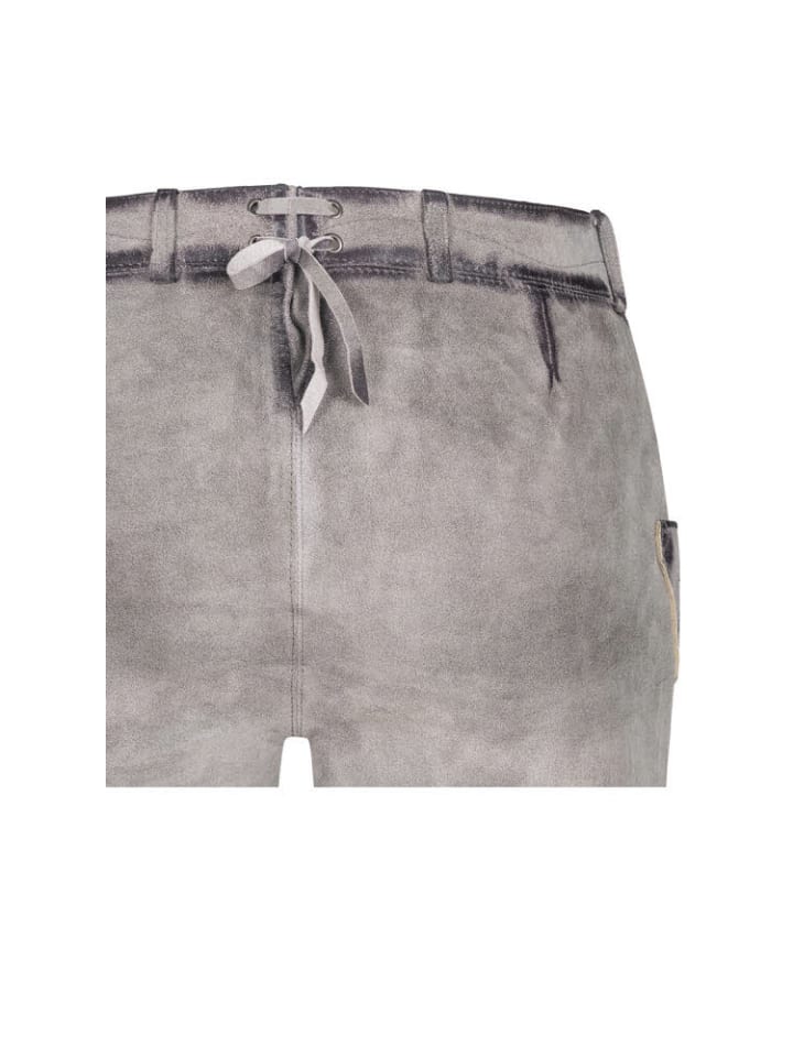 Nübler Lederhose kurz Tiana M in Silber günstig kaufen