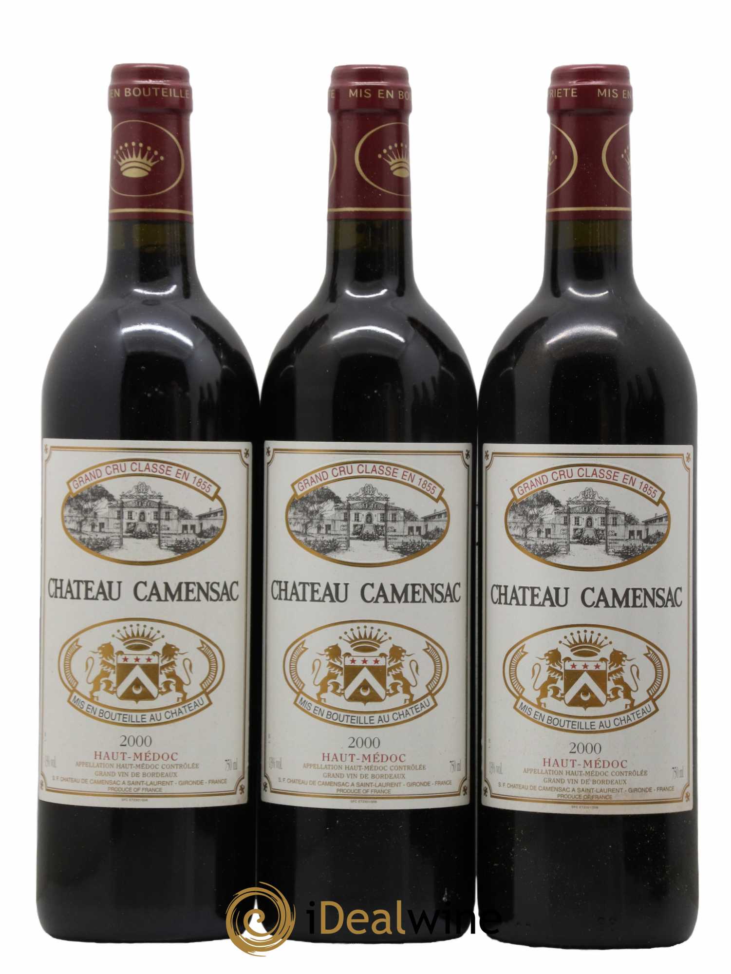 Château Camensac 5ème Grand Cru Classé  2000 - Lot de 12 Bouteilles
