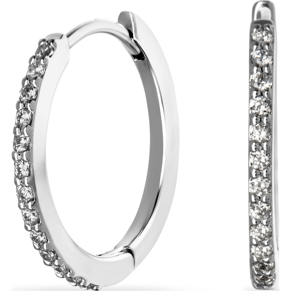 FAVS Créoles 925 Argent Boucles d'oreilles