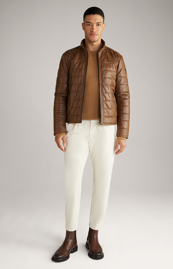 Lederjacke Nonji in Braun