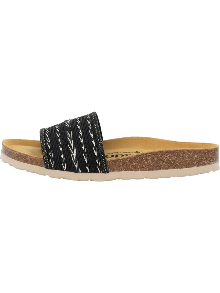 palado Pantoletten in negro/oro (7cm) günstig kaufen