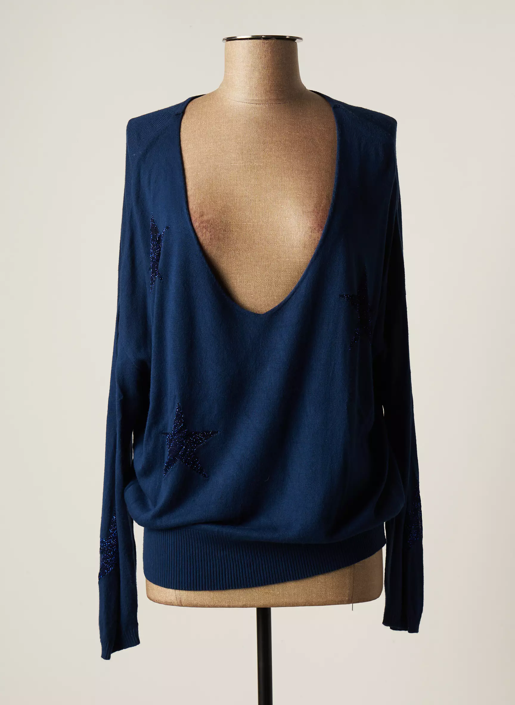 Lauren Vidal Pulls Femme couleur bleu