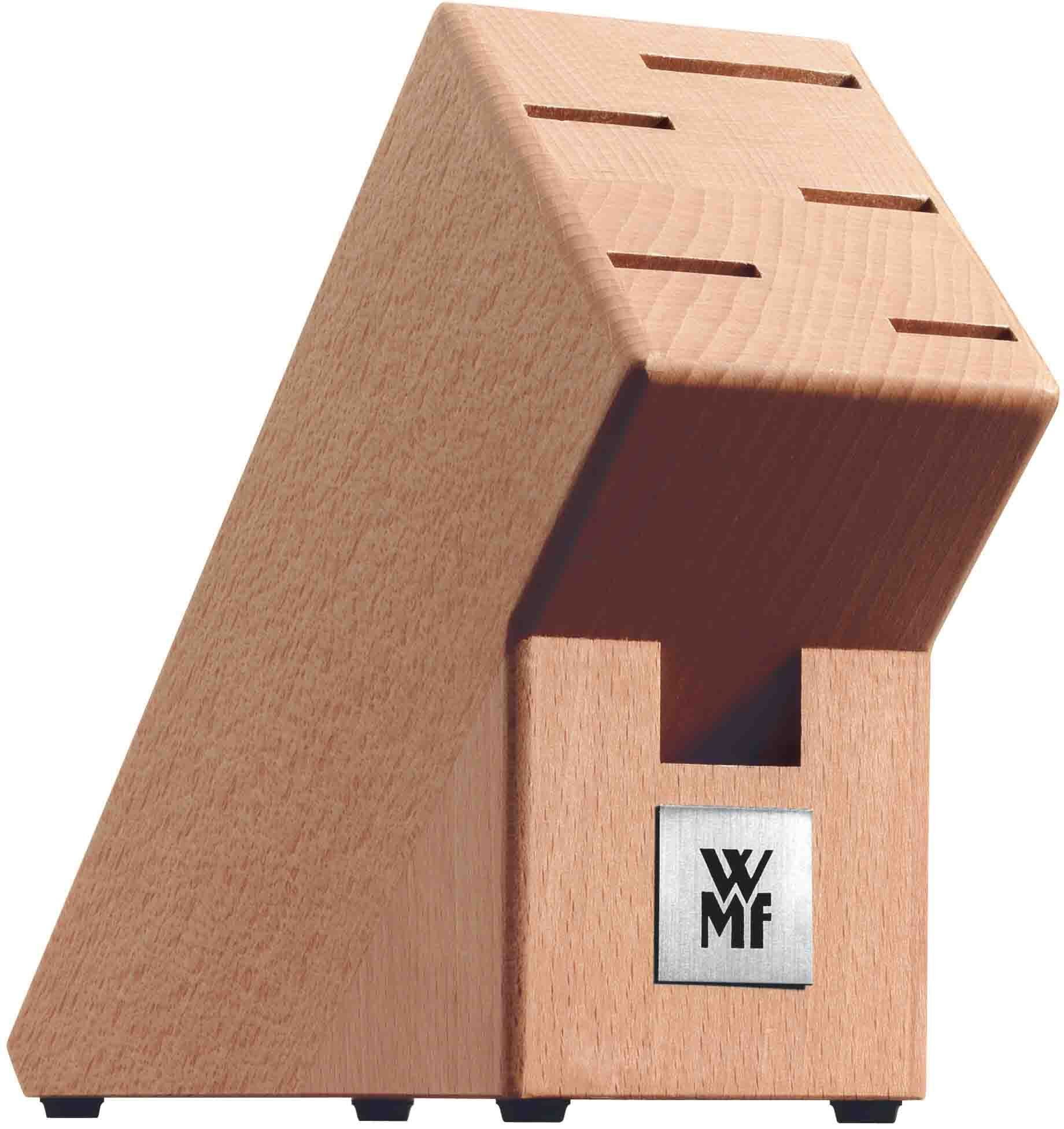WMF Messerblock CLASSIC LINE (6tlg), Messerklingen aus Spezialklingenstahl