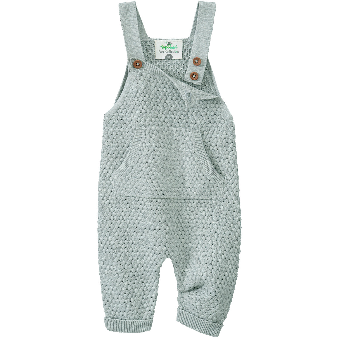 Newborn Stricklatzhose mit Wabenmuster