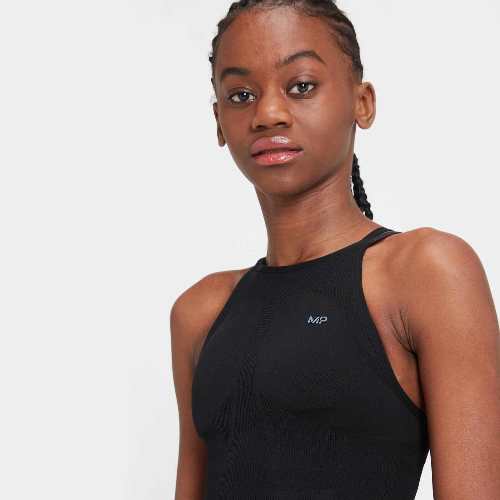 Brassière de sport sans coutures MP Adapt pour femmes – Noir