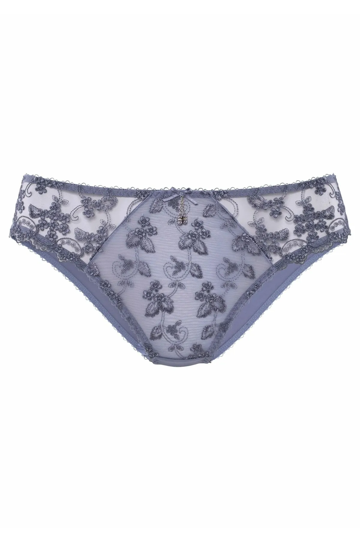 LASCANA  Slip - Silberfarben - Unifarben