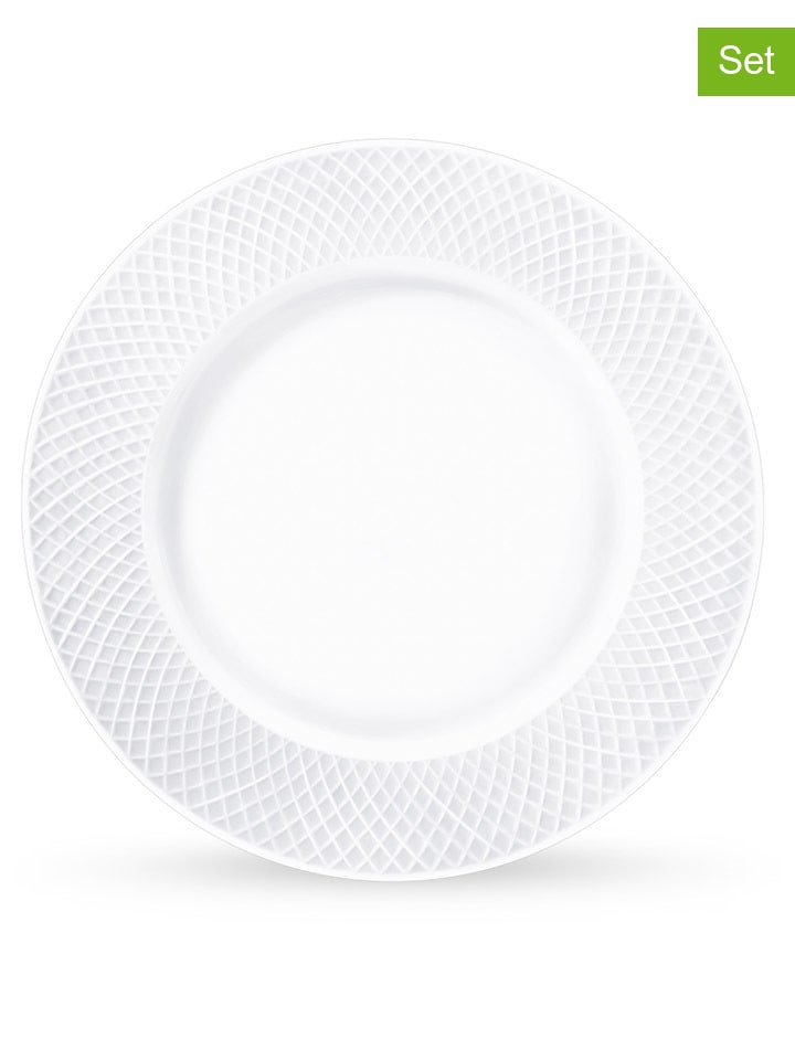 Wilmax 6er-Set: Dessertteller in Weiß - Ø 20 cm günstig kaufen onesize