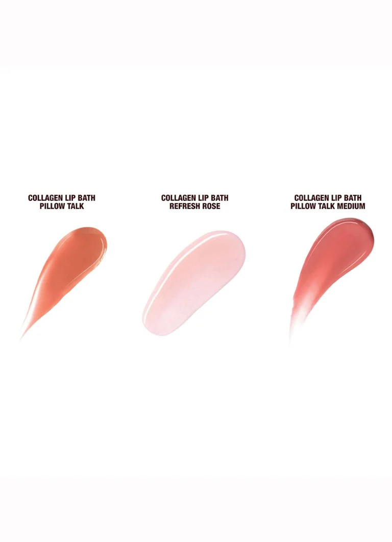 Charlotte Tilbury Mini Collagen Lip Bath Icons Makeup Set - Ediție limitată, format de călătorie