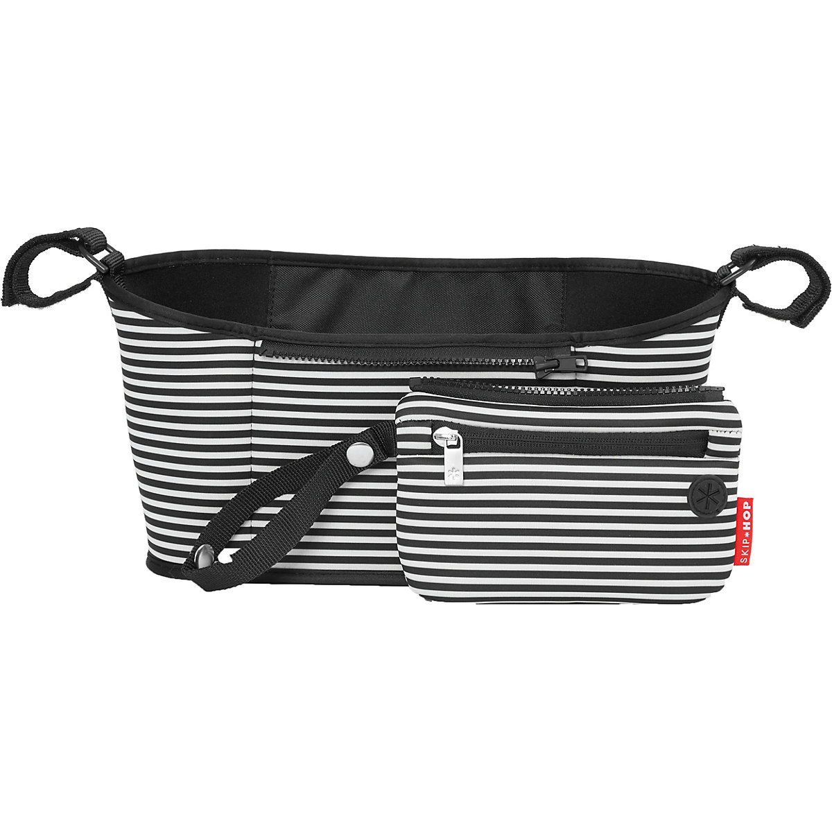 Kinderwagen Organizer, schwarz/weiß