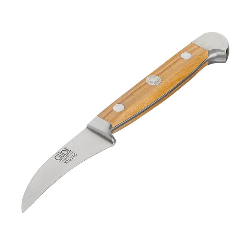 GÜDE Schälmesser Edelstahl, Holz X703/06 Braun, Silber