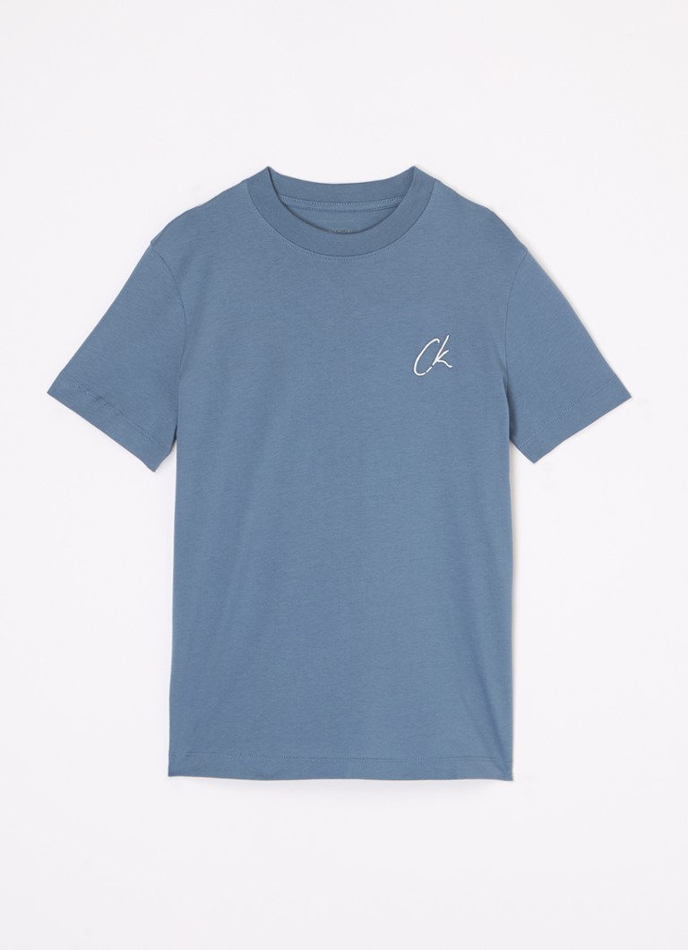 T-shirt Calvin Klein con logo ricamato