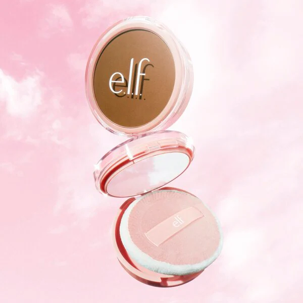 Pó compacto elf Halo Glow Filter Tan Warm 10g