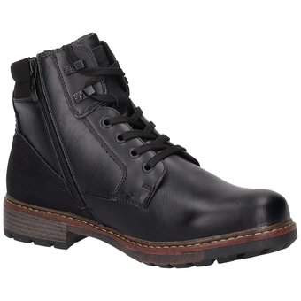 Relife Schnürstiefelette in schwarz