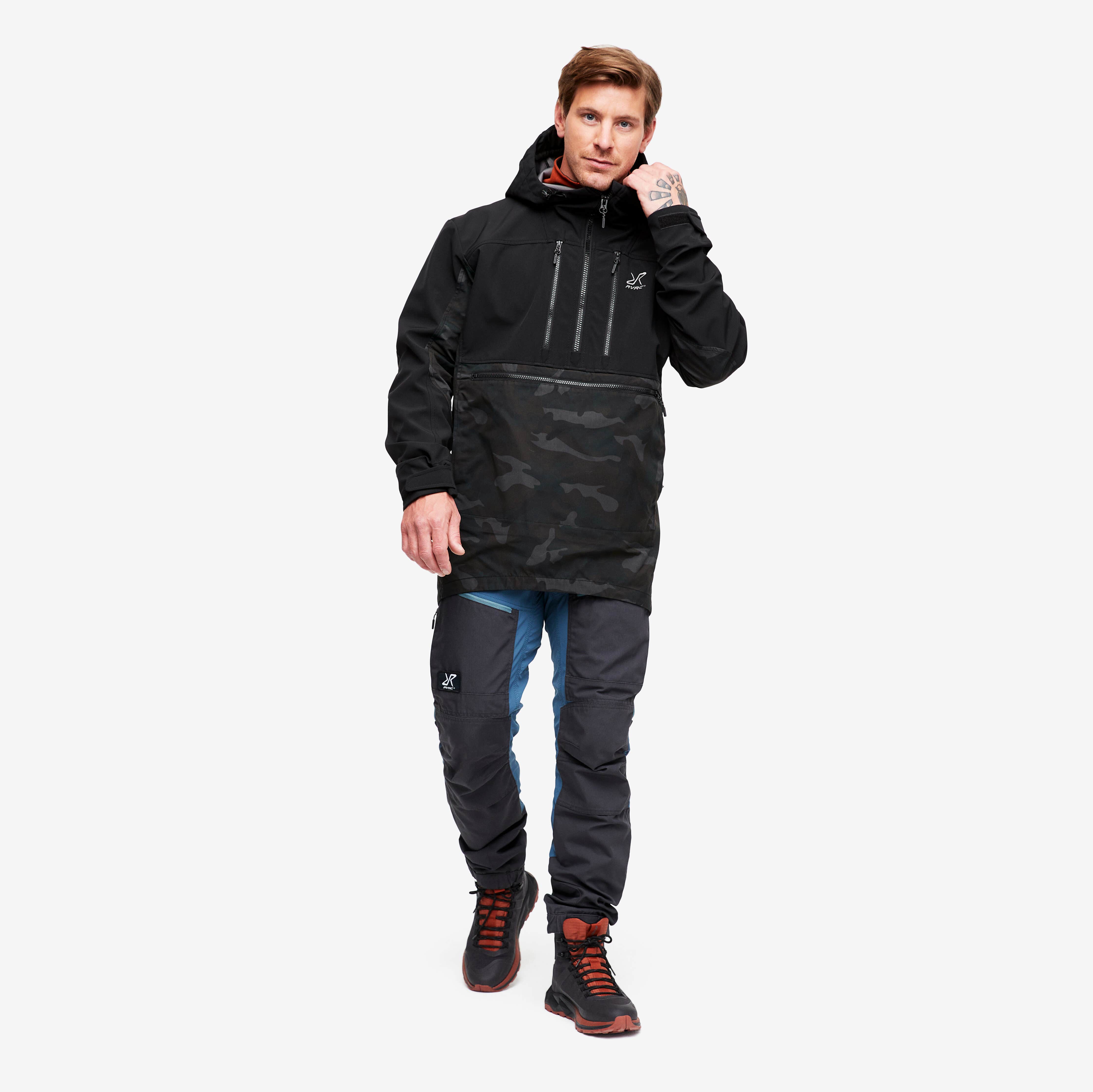 Outdoor Anorak Homme Dark Camo