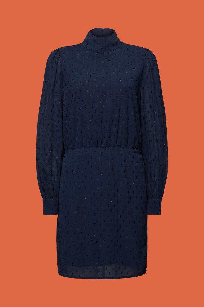 Glitzer-Minikleid aus Plumetis-Chiffon