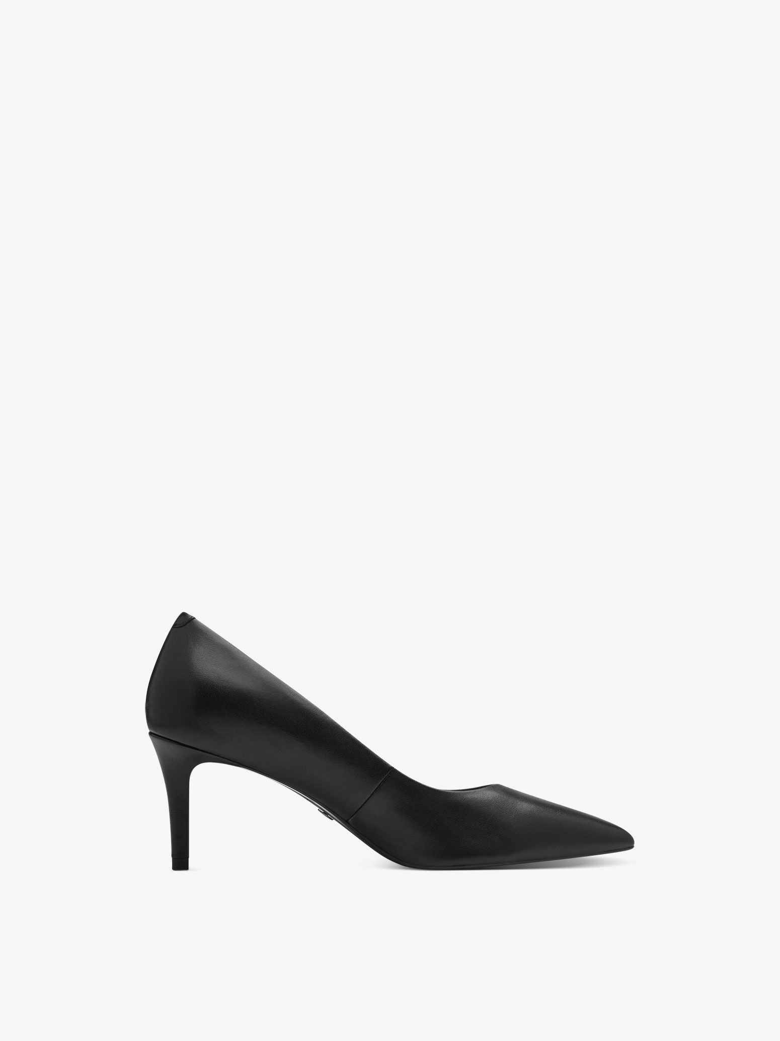 Escarpin en cuir - noir