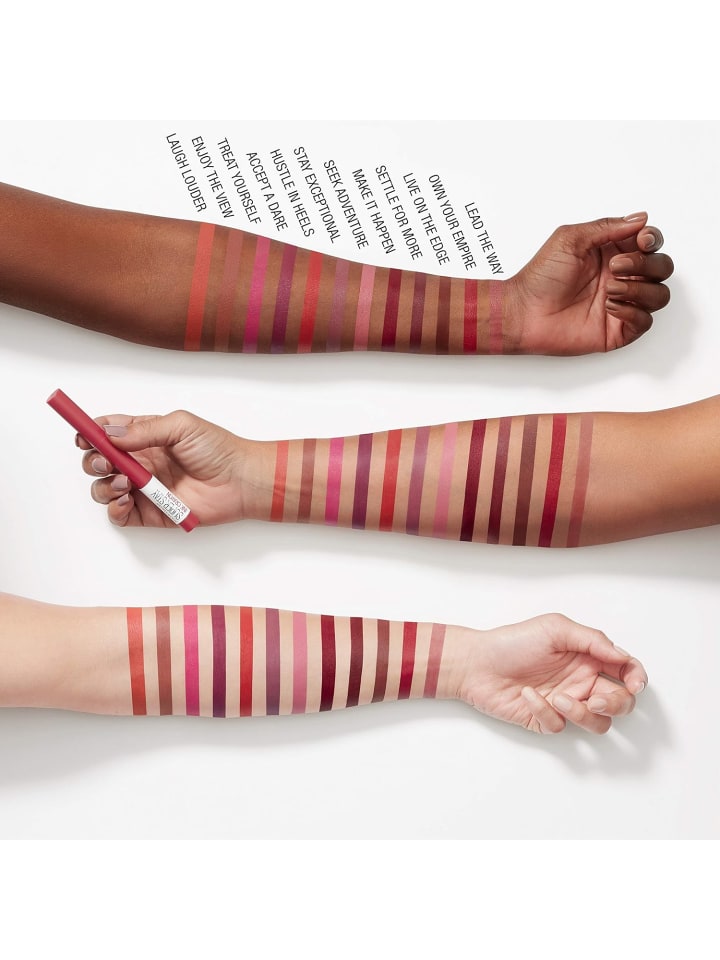 Maybelline Ink Crayon Matte Lippenstift 55 Make it Happen Rood 14 gr günstig kaufen onesize