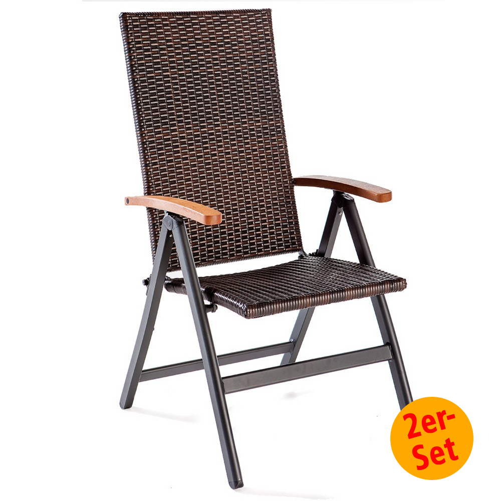 Solax Sunshine Geflecht-Klappsessel 