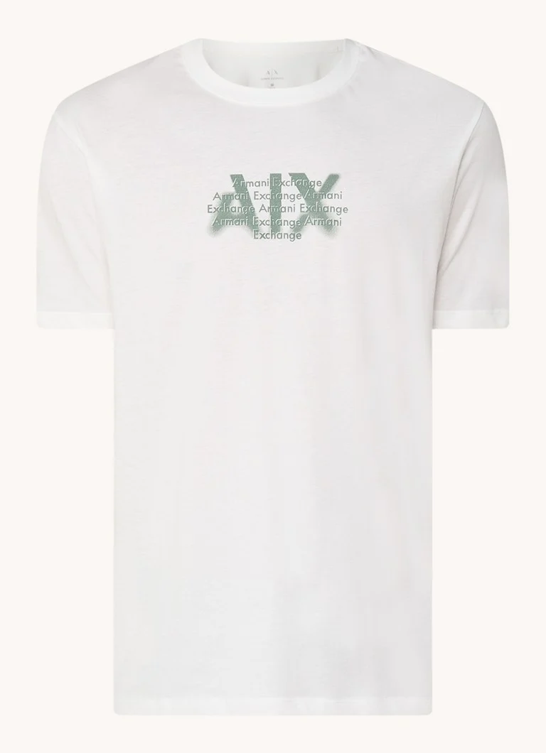 Armani Exchange T-krekls ar logotipa apdruku