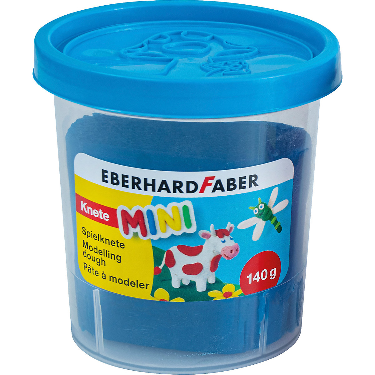 Mini Kids Spielknete Basisfarben, 4 x 140 g