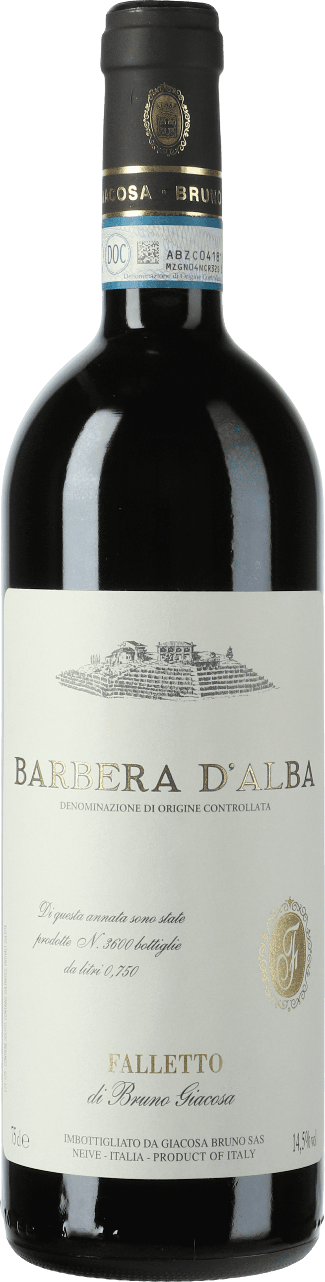 Bruno Giacosa: Barbera d'Alba Falletto di Serralunga 2021