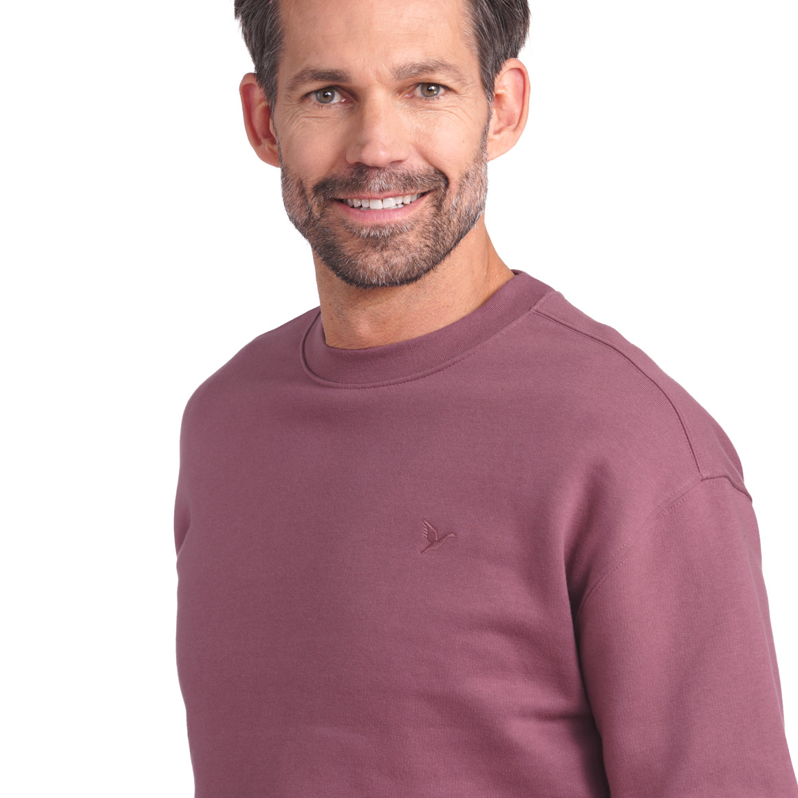 Herren Sweatshirt mit Rundhalsausschnitt