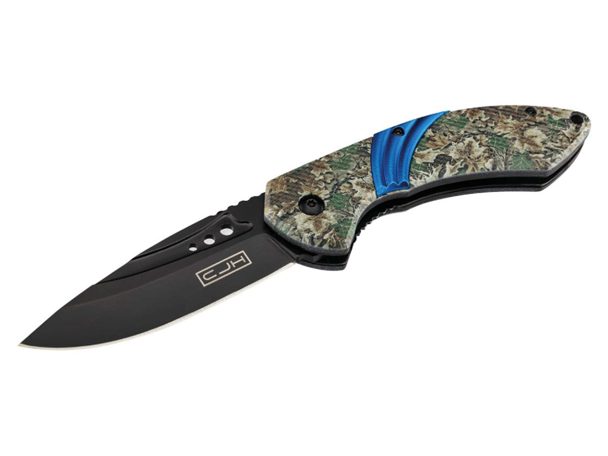 Homeij Herbertz Wood Camo Rettungstaschenmesser