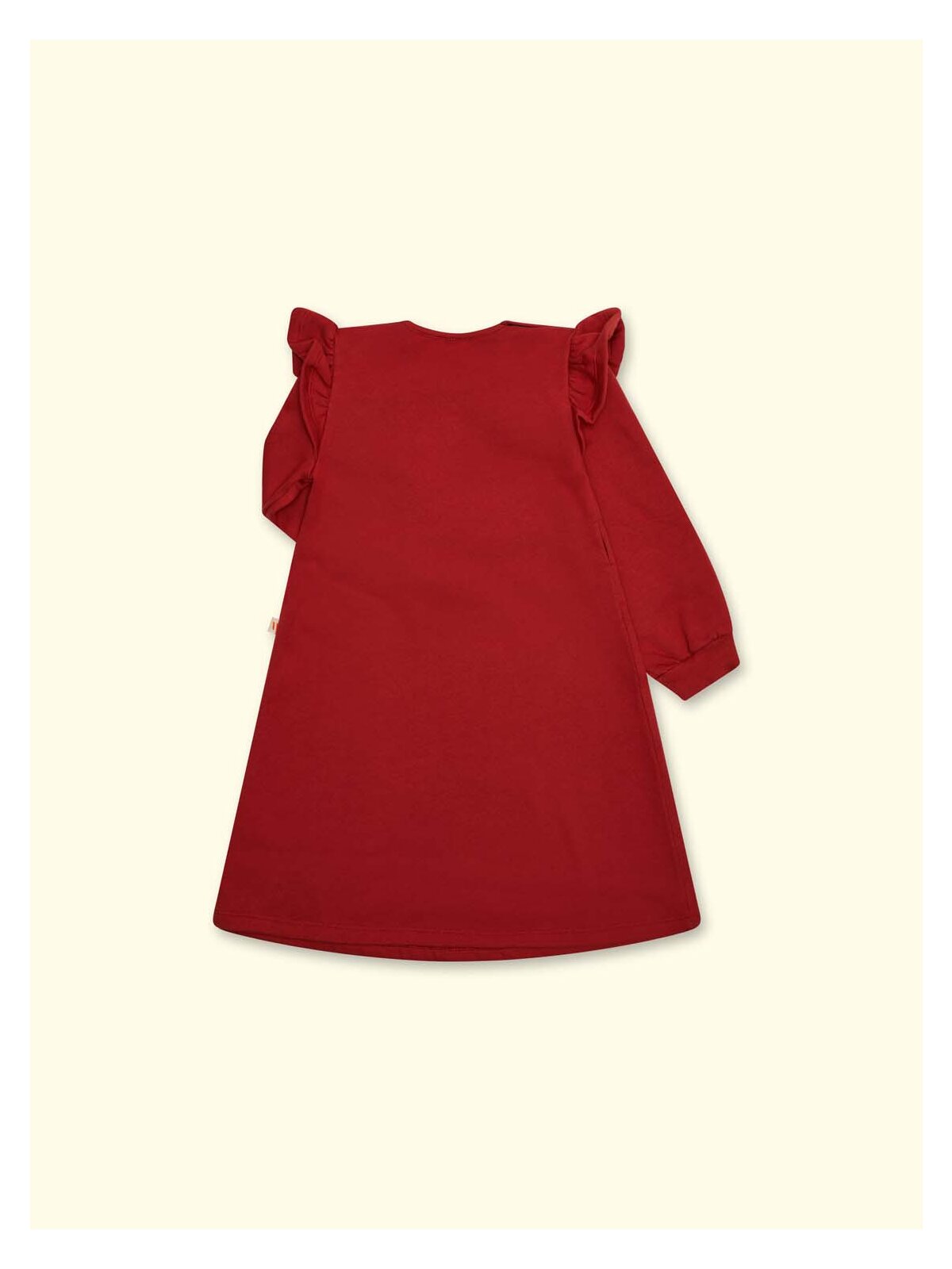 Wombly Erika Sweatkleid ziegelrot