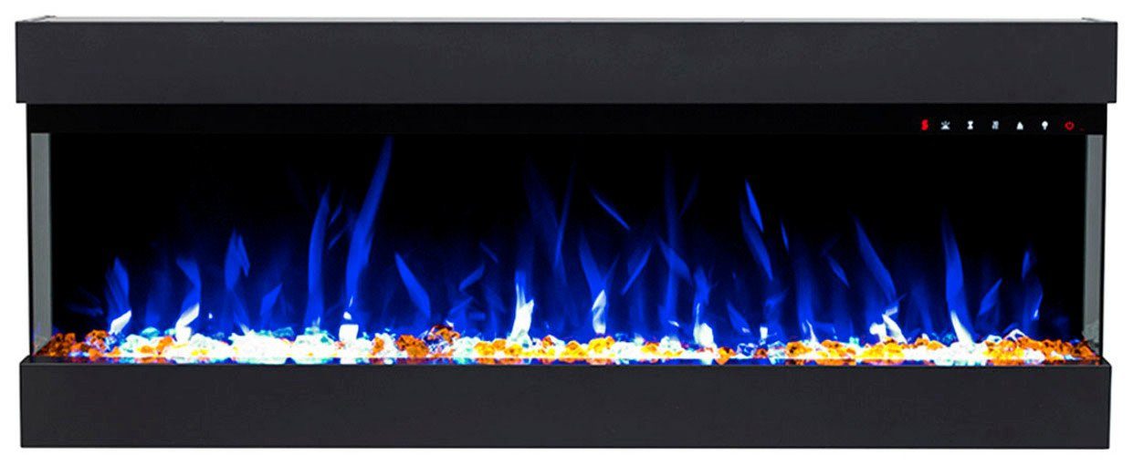 GLOW FIRE Elektrokamin Insert 36, täuschend echte Flamme - Multicolor LED-Technik, Heizfunktion 1600W