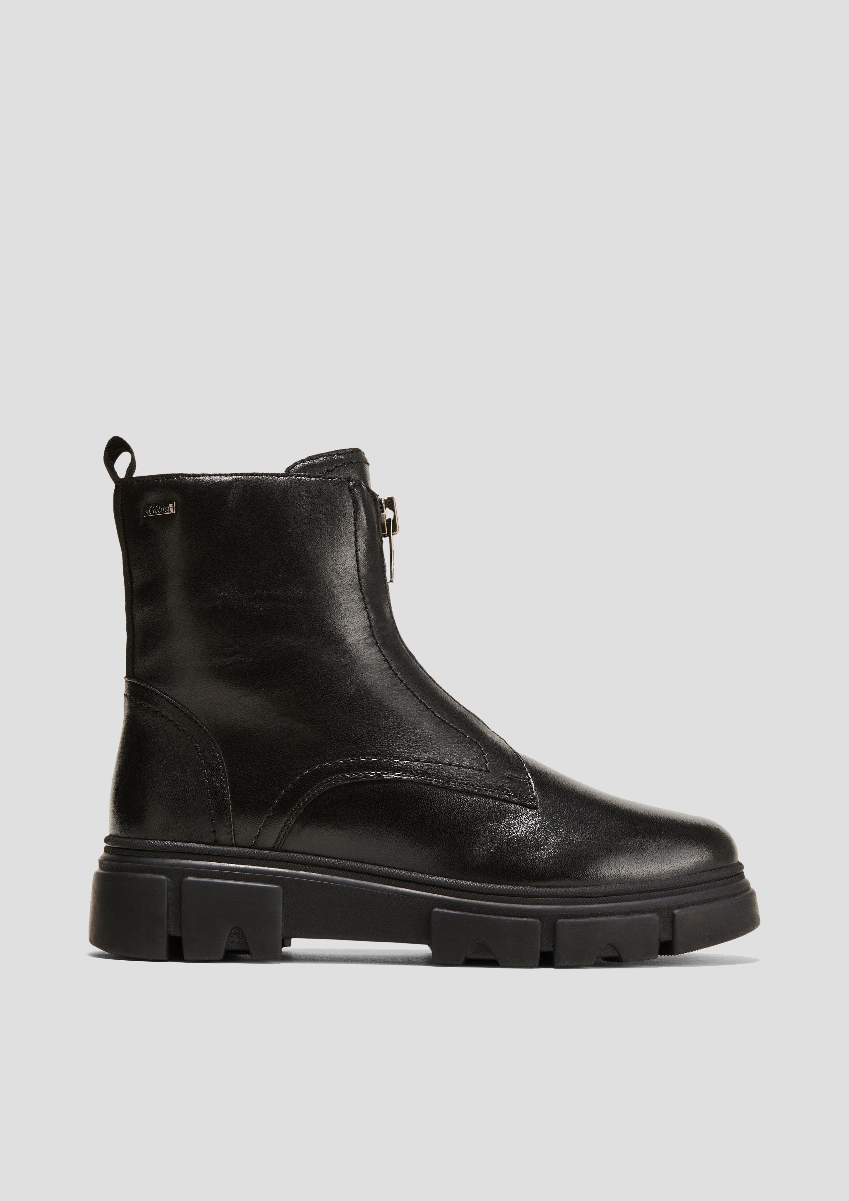 Lederstiefel mit Reißverschluss  6008547-001